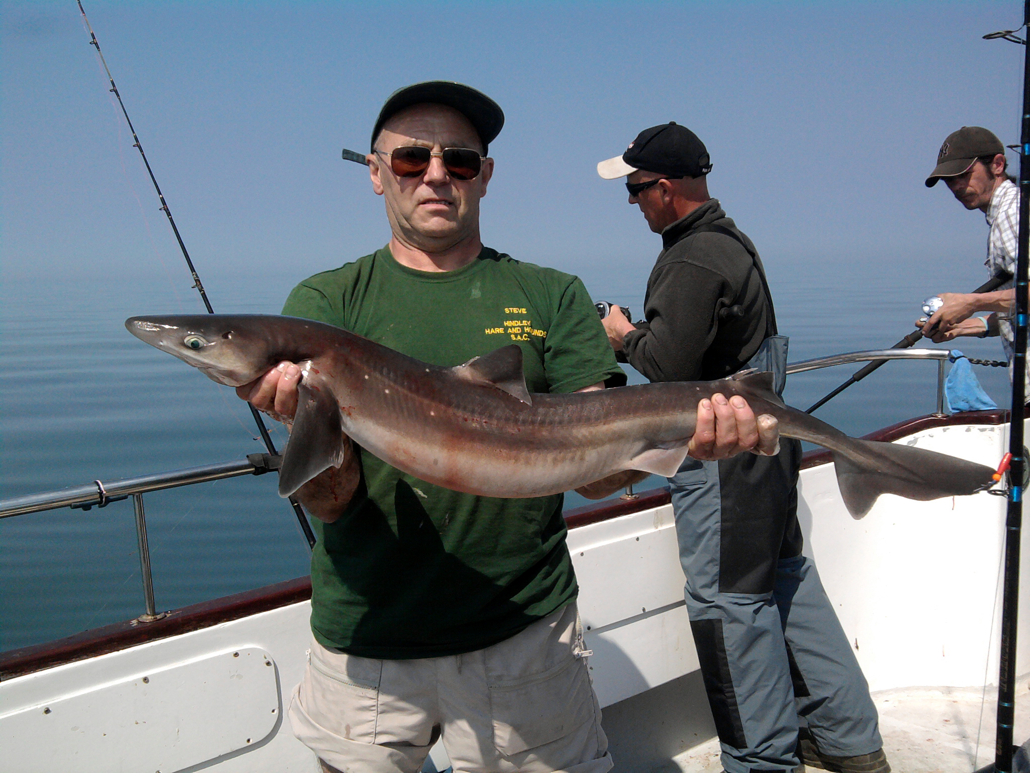 Steve Ralphson with the days best Spurdog at 17 pounds